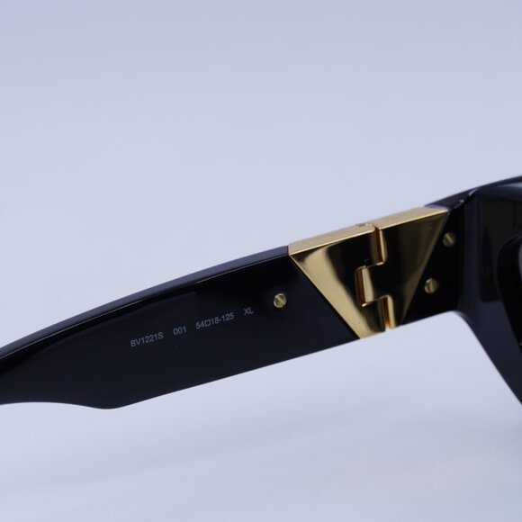 ?️ New Bottega Veneta BV1221S 001 Sunglasses - Black Frame, Grey Lenses main image 10